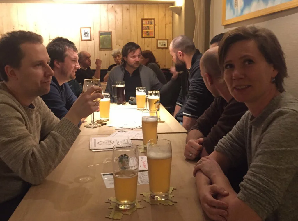 Das Media Team im Lindenbräu.