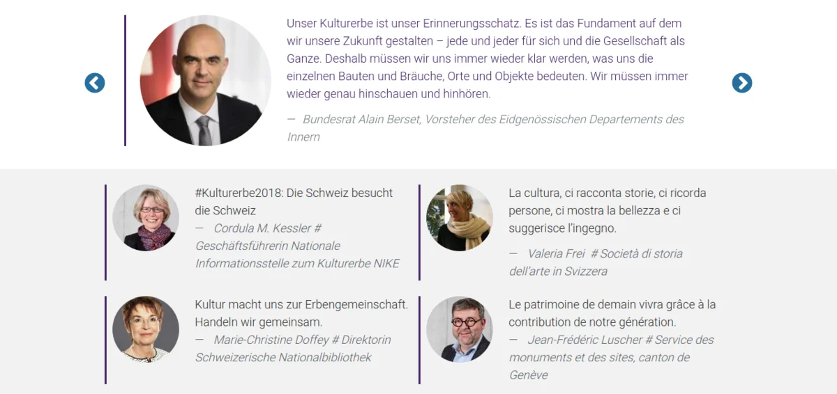 Kulturerbe2018 - Testimonials