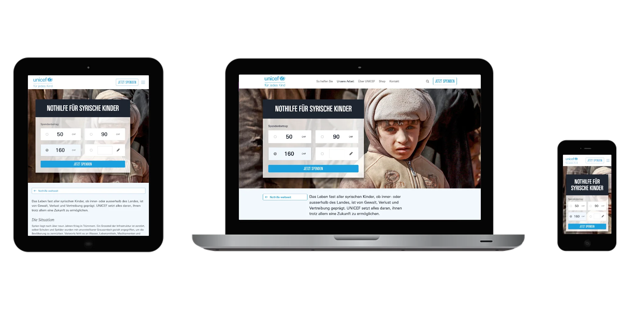 Donation Widget Responsive