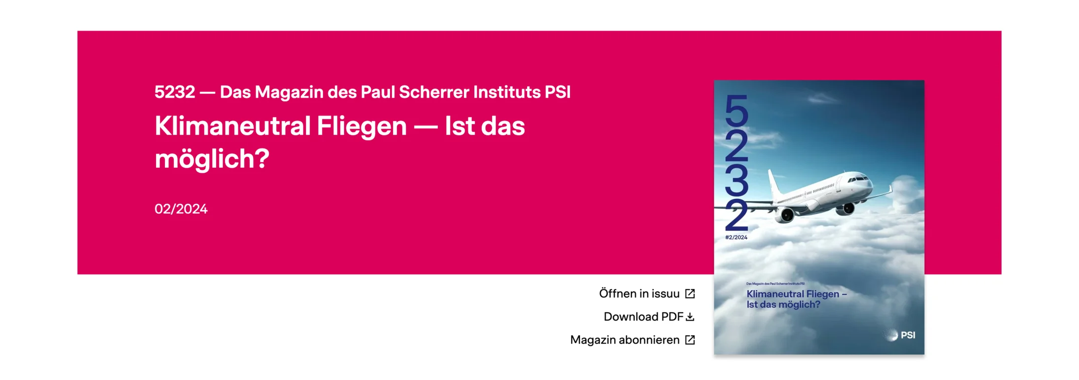 PSI Frontpage 5232 Magazin