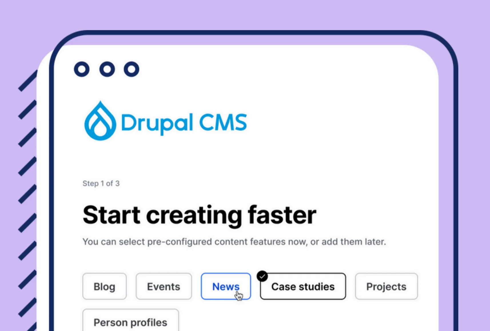 Drupal CMS illustration