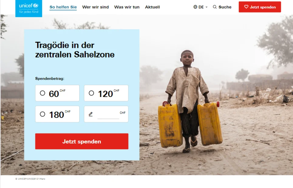 Zweckgebundene Spende
