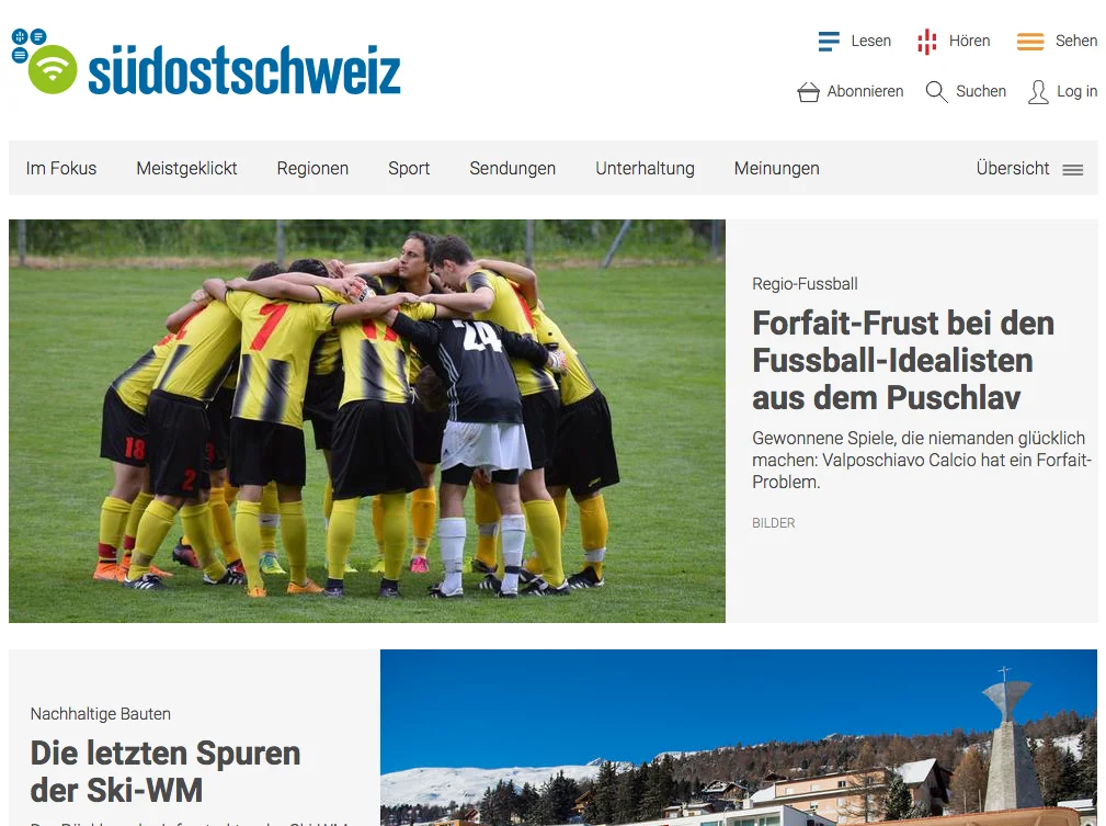 suedostschweiz.ch frontpage