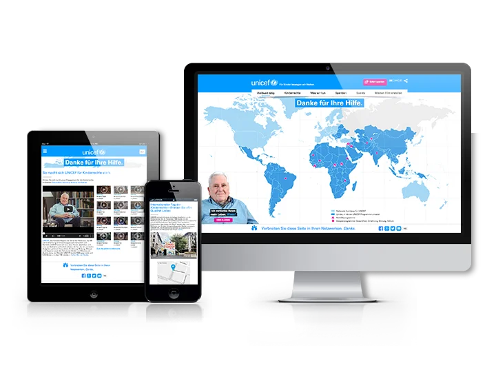 unicef sagt danke showcase